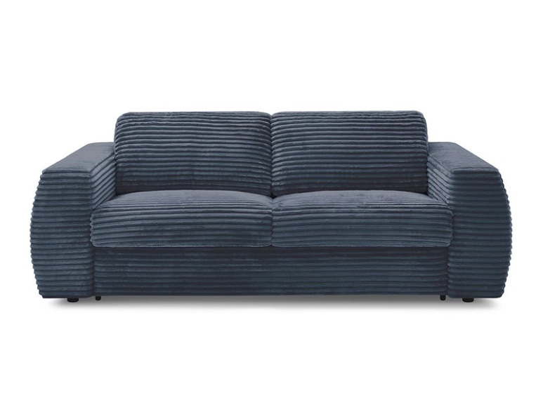 3er Sofa BOBOCHIC HUGO Boucle-Stoff gelb