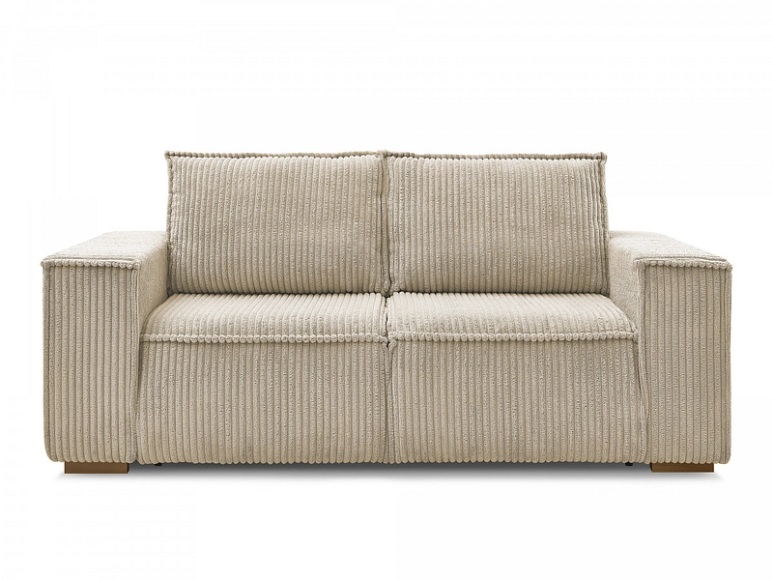 3er Sofa BOBOCHIC CHELSEA Cord-Stoff taupe