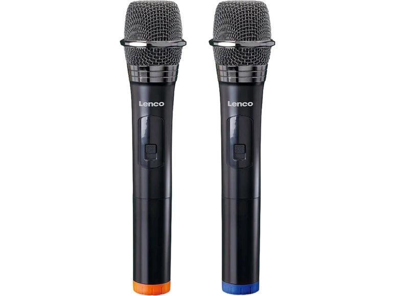 Lenco MCW-020BK 2x Wireless Mikrofon