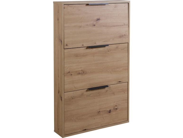 Schuhschrank Beige Holz 15 cm 105 cm