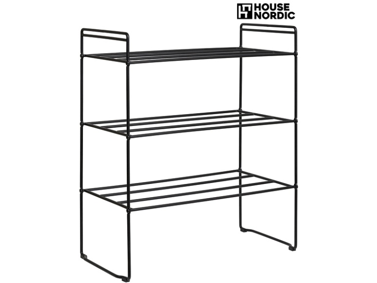 House Nordic Schuhregal »Swansea 49.5 x 60 cm Schwarz«