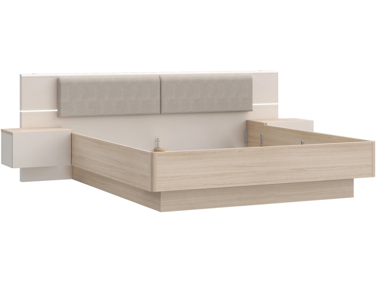 Bett OSAKA 180x200cm spanplatte eiche