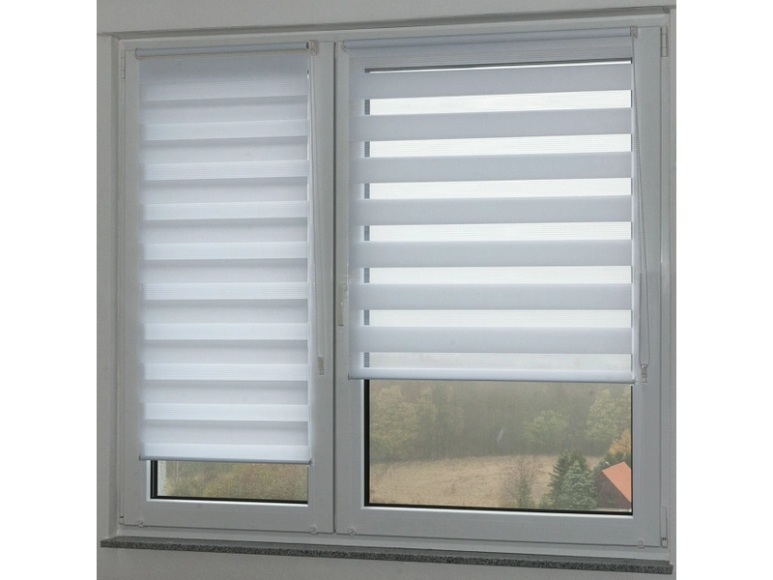 Duo-Rollo Stripe 60x160cm weiss