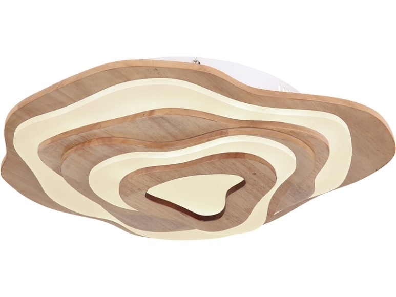 Deckenleuchte Jacks Holz dunkelbraun LED