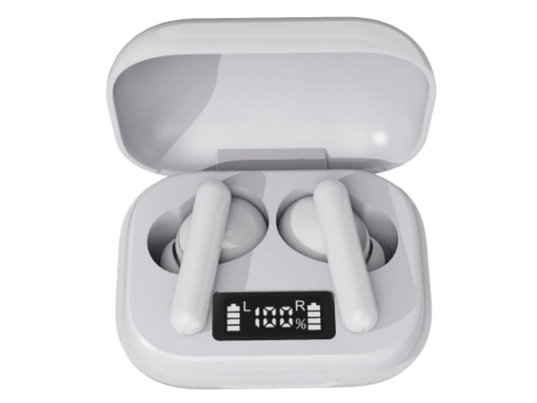 Denver TWE-38 Bluetooth®, True Wireless HiFi In Ear Kopfhörer In Ear Weiß