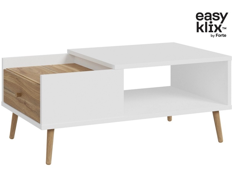 EASYKLIX Couchtish HARLLSON 59.8x106x45.4cm weiss