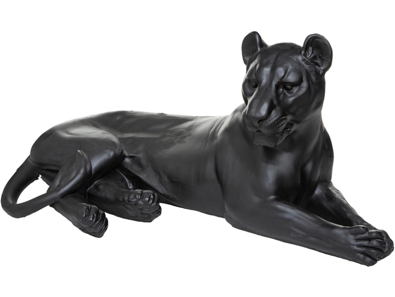 Leoparden-Figur AYLAN Schwarz