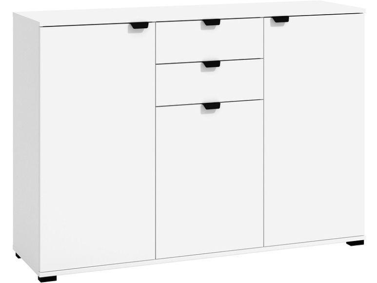 Sideboard Swiss matt weiss 135x40x95