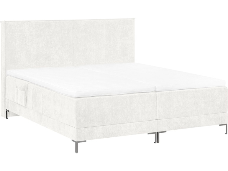 Elektrisches Boxspringbett HUNTER weiss 140x200cm fest