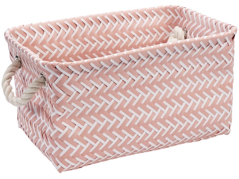DiAqua Aufbewahrungskorb Wove rosa