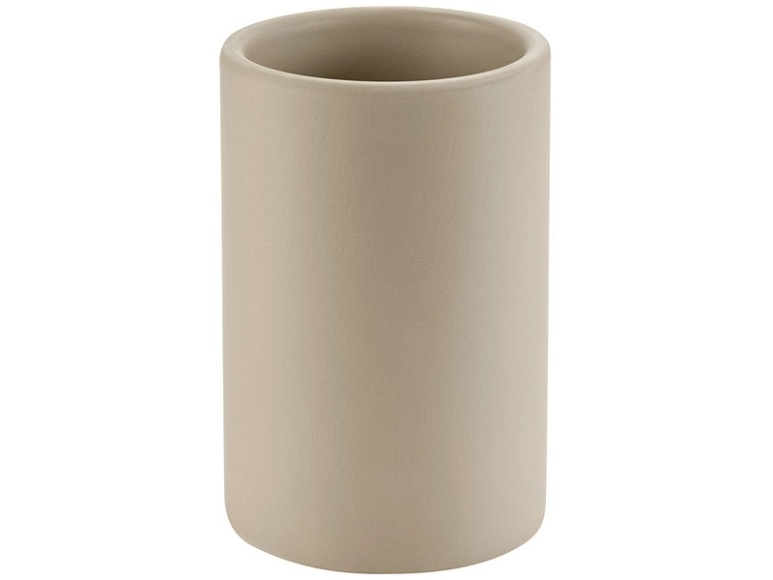 diaqua Mundspülbecher Zylo aus Keramik matt, beige