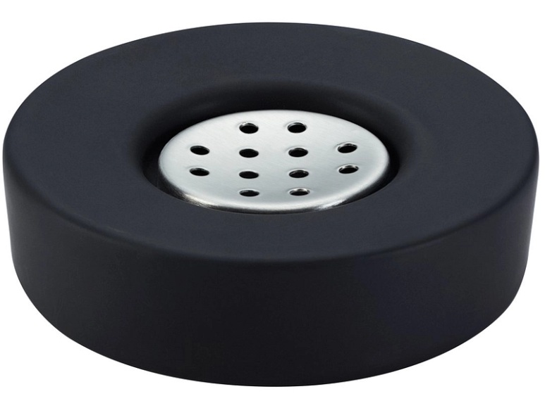 diaqua® Seifenschale Zylo Schwarz