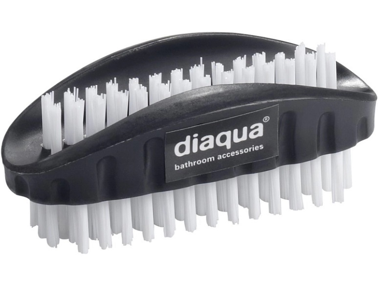 DiAqua Frosted Nagelbürste anthrazit