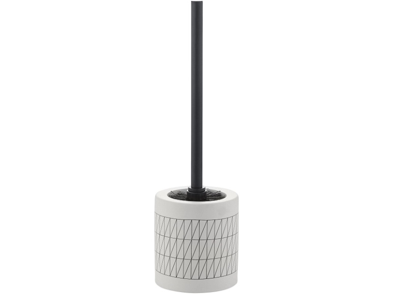 Wc-bürstengarnitur Trillium Weiss Unisex Schwarz ONE SIZE