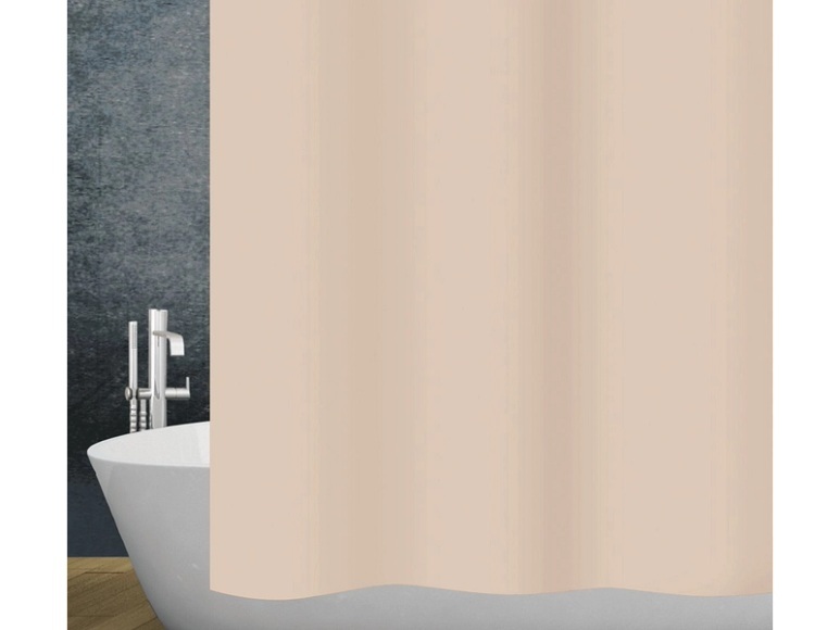 diaqua Duschvorhang Textil Basic unifarben, beige