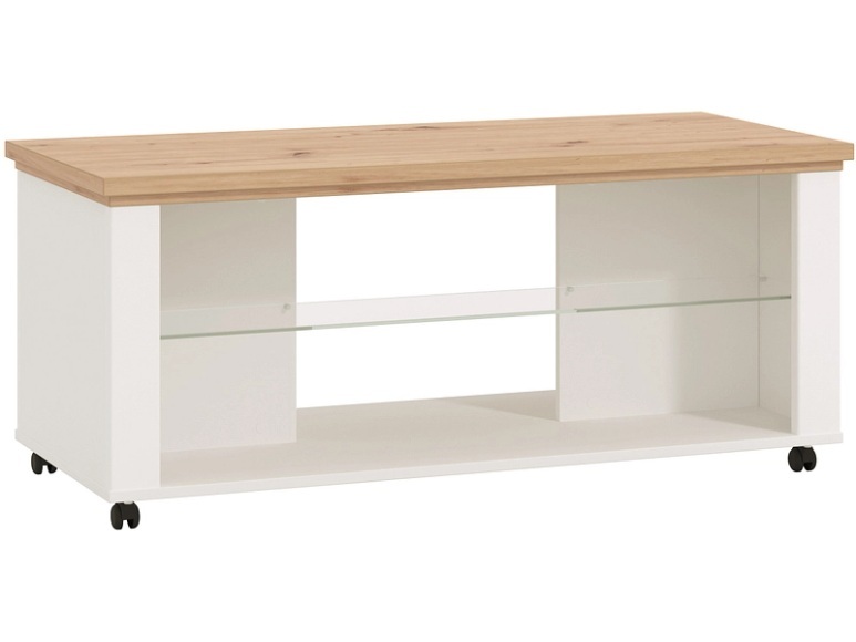 Couchtish VALENCIA 50.5x114.5x49cm artisan eiche