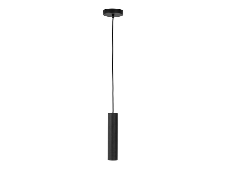 House Nordic - Paris Pendelleuchte - Schwarz mit 120 cm langer Stoffkordel
