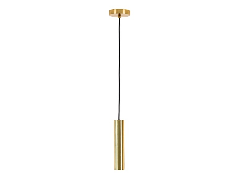 House Nordic - Paris Pendelleuchte - Messing mit einer 120 cm langen Stoffkordel