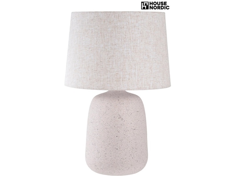 HOUSE NORDIC Tischlampe CROFT 46.5cm 40W sand