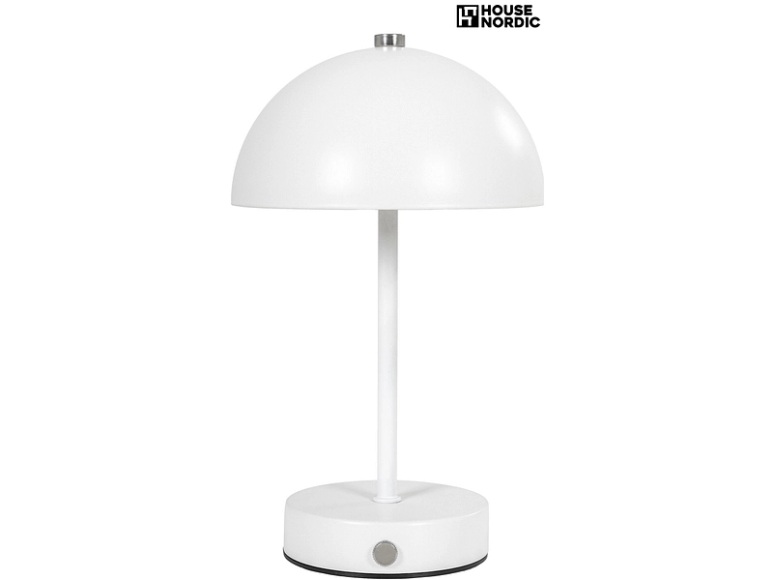 HOUSE NORDIC LED Lampe Über USB aufladbar HOLT 25cm 3W weiss