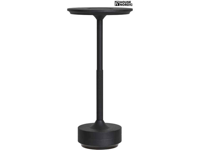 HOUSE NORDIC LED Lampe Über USB aufladbar LYNEHAM 28.5cm 3W schwarz