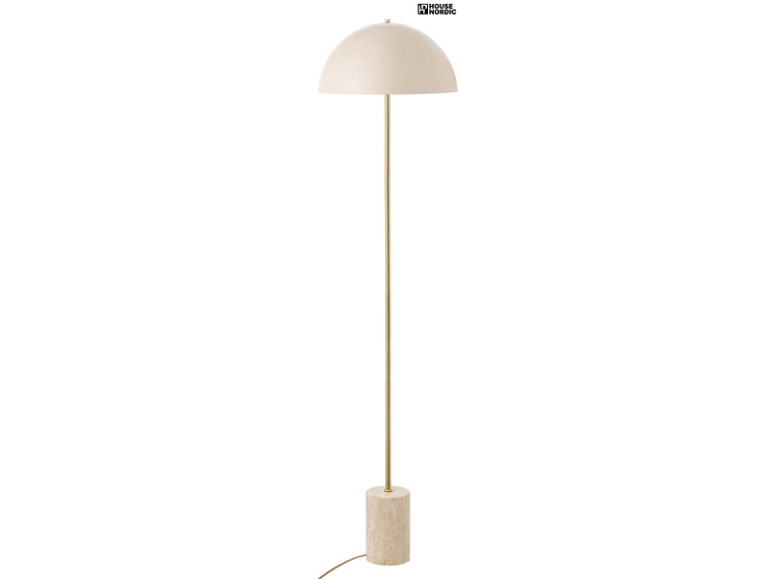 HOUSE NORDIC Stehlampe SHEFFIELD 155cm 40W beige