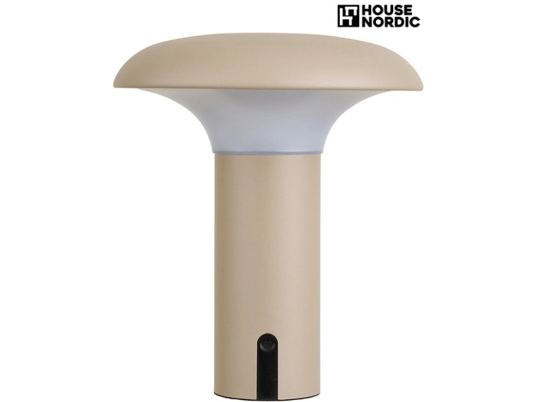 HOUSE NORDIC LED Lampe Über USB aufladbar RAMSEY 22cm 1.5W beige