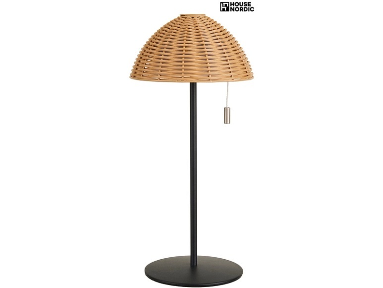 HOUSE NORDIC LED Lampe Über USB aufladbar WIGAN 21cm 1.6W schwarz