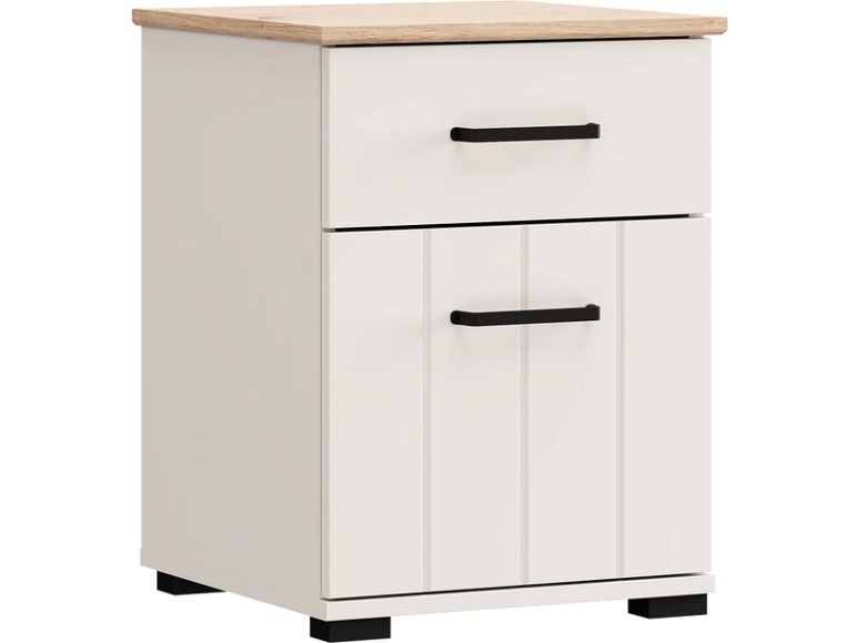 Nachttisch ALBA 1 Schublade 41x40.5x53.5cm kaschmir