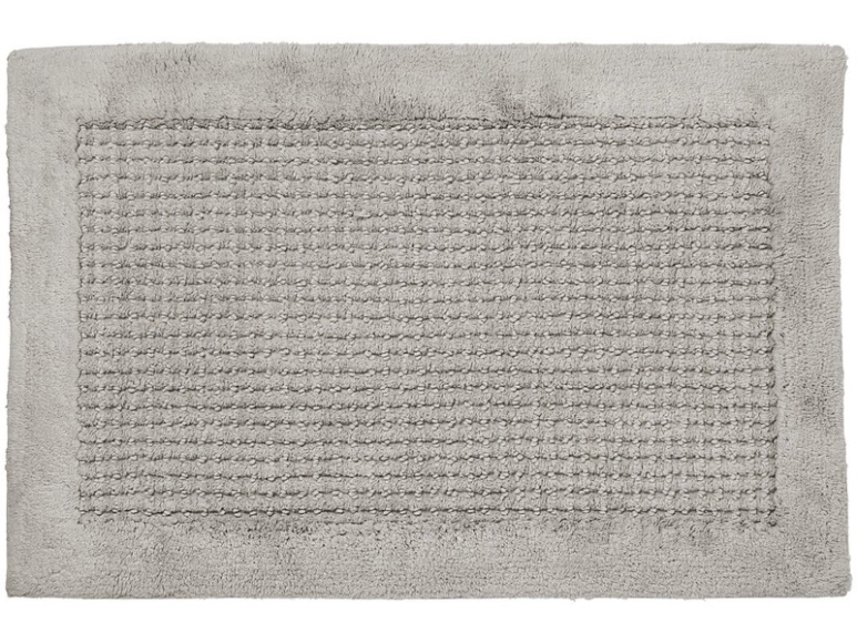 diaqua Badteppich Waffle grau