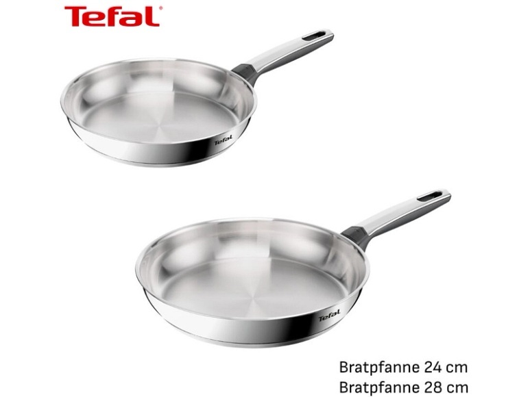 Kochset EMOTION+ G7 TEFAL 2 Stück stahl rostfrei Silber