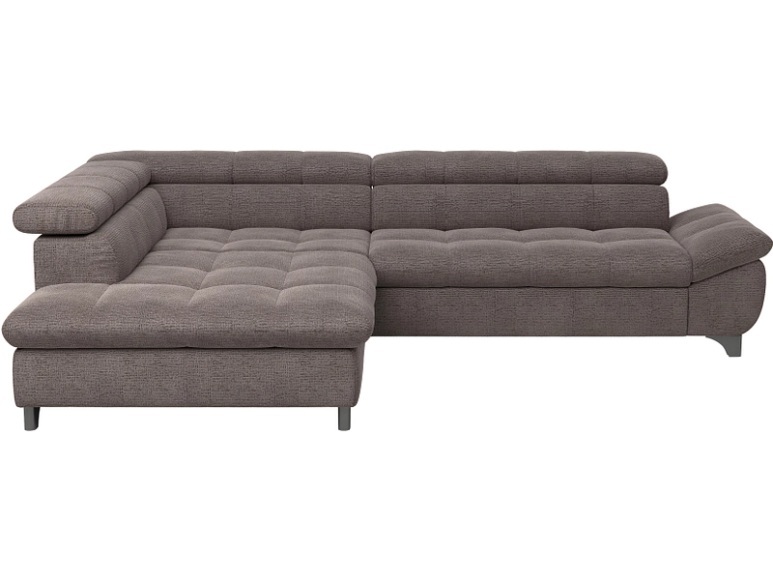 Ecksofa GEMINI II Stoff braun