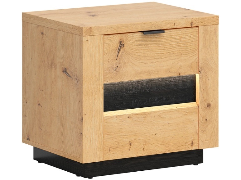 Nachttisch OSTIA 1 Schublade 54x42x51.5cm artisan eiche dekor