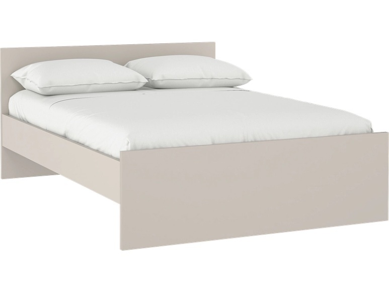Bett NAIA 140x200cm spanplatte kaschmir
