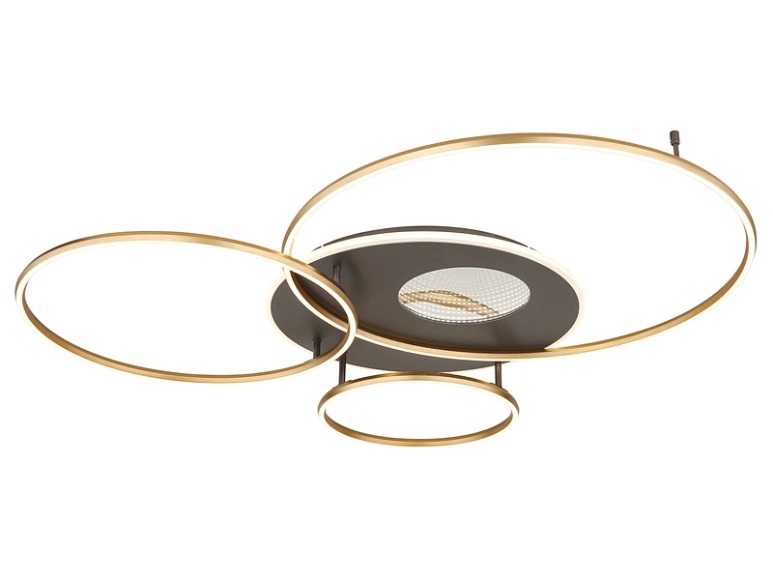 Deckenlampe 3D INVERTINA variable Intensität 105.3cm 70W goldfarben