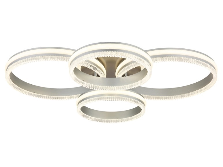 Deckenlampe FRANCINE variable Intensität 68cm 90W silberfarben