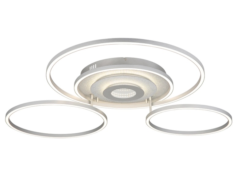 Deckenlampe 3D MILES variable Intensität 80.8cm 60W silberfarben