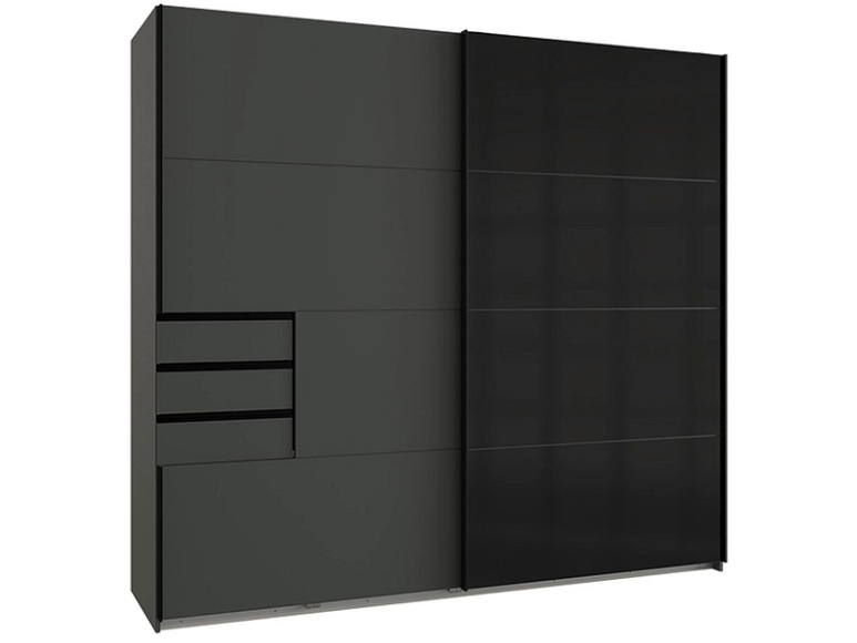 Schrank ASCONA 3 Schubladen grafit