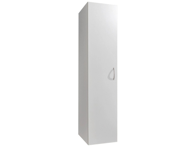 Xora Schrank in weiss , Multiraumkonzept , Holzwerkstoff , 6 Fächer , 40x185x40 cm , Dekorfolie,Nachbildung,Nachbildung , Typenauswahl, Beimöbel erhältlich, umfangreiches Zubehör erhältlich, In verschiedenen Grössen erhältlich, in verschiedene
