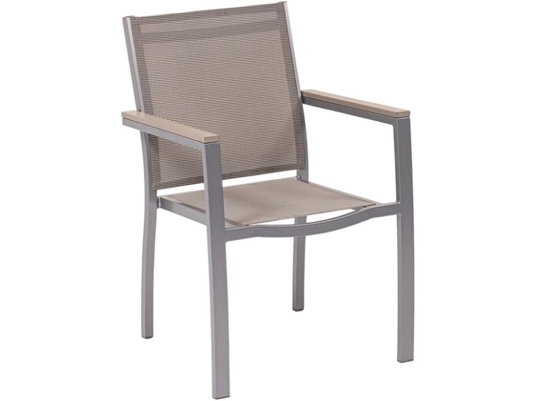 Gartenstuhl RIVIERA Aluminium Grau
