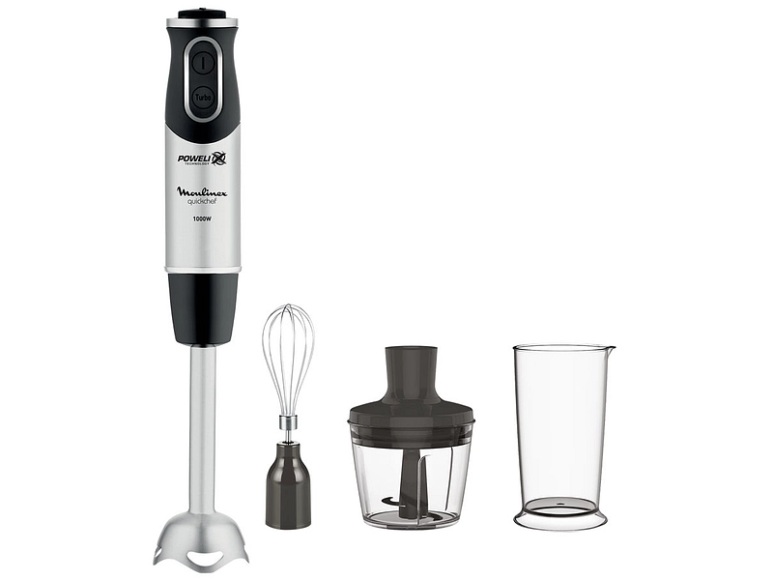 Moulinex Dd6558Ch Quickchef 3in1 - Stabmixer (Edelstahl/Schwarz)
