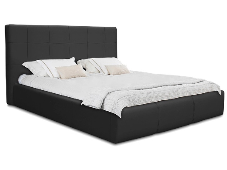 Bett 140 x 200 cm NORA Lederlook