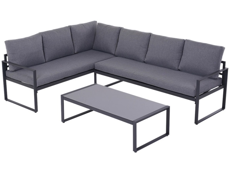 Garten-Set LEIPZIG anthrazit