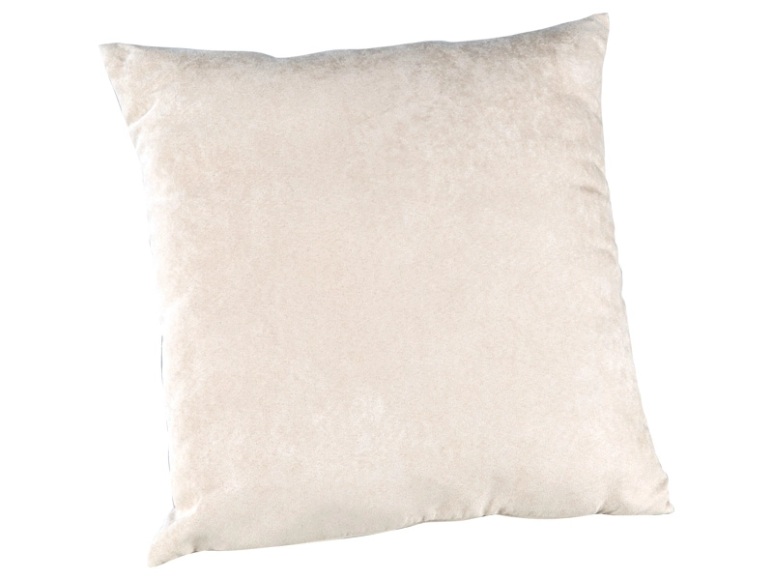 Kissen MILANO Unifarben Beige Polyester 40 x 40 cm