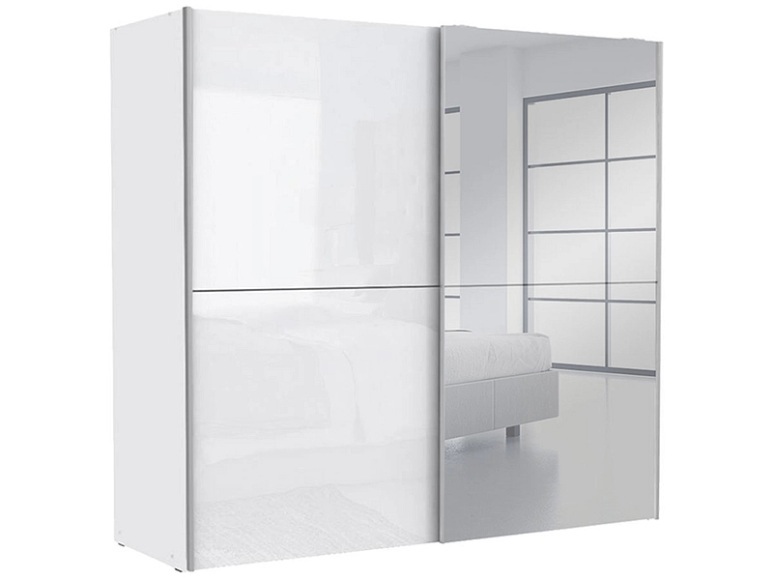 Schrank GENEVE 2 Schiebetüren weiss