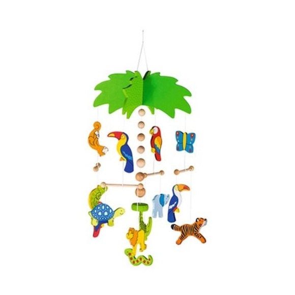 goki Holzmobile Palme - bunt