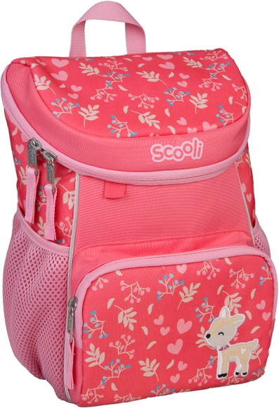 Scooli Kinderrucksack »Mini-Me, Daisy Deer«, Reflektoren