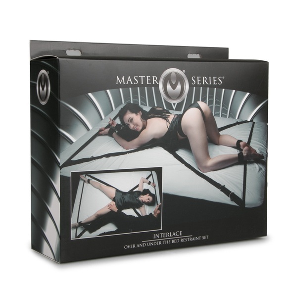 Master Series »Interlace« Bett Restraint-Set