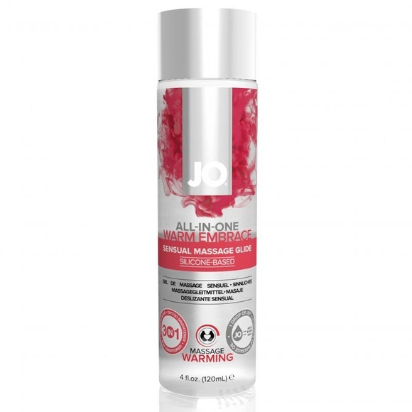 JO - Sinnliches Massage-Gleitmittel, alles-in-einem, warm - 120 ml