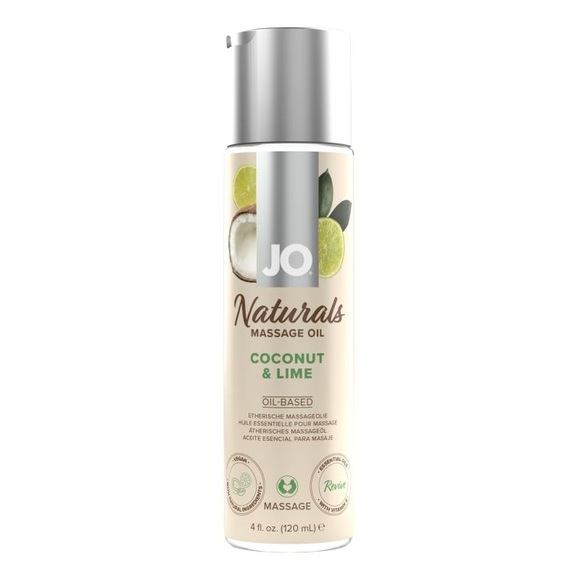 JO - Naturals Massageöl Kokosnuss & Limette - 120 ml